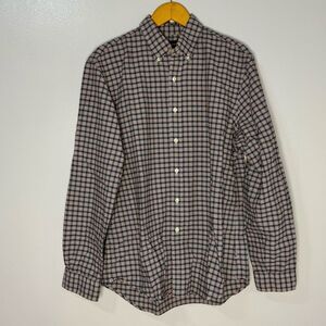Ralph Lauren Plaid Checkered Long Sleeve Button Down Blue Green Red Shirt | L